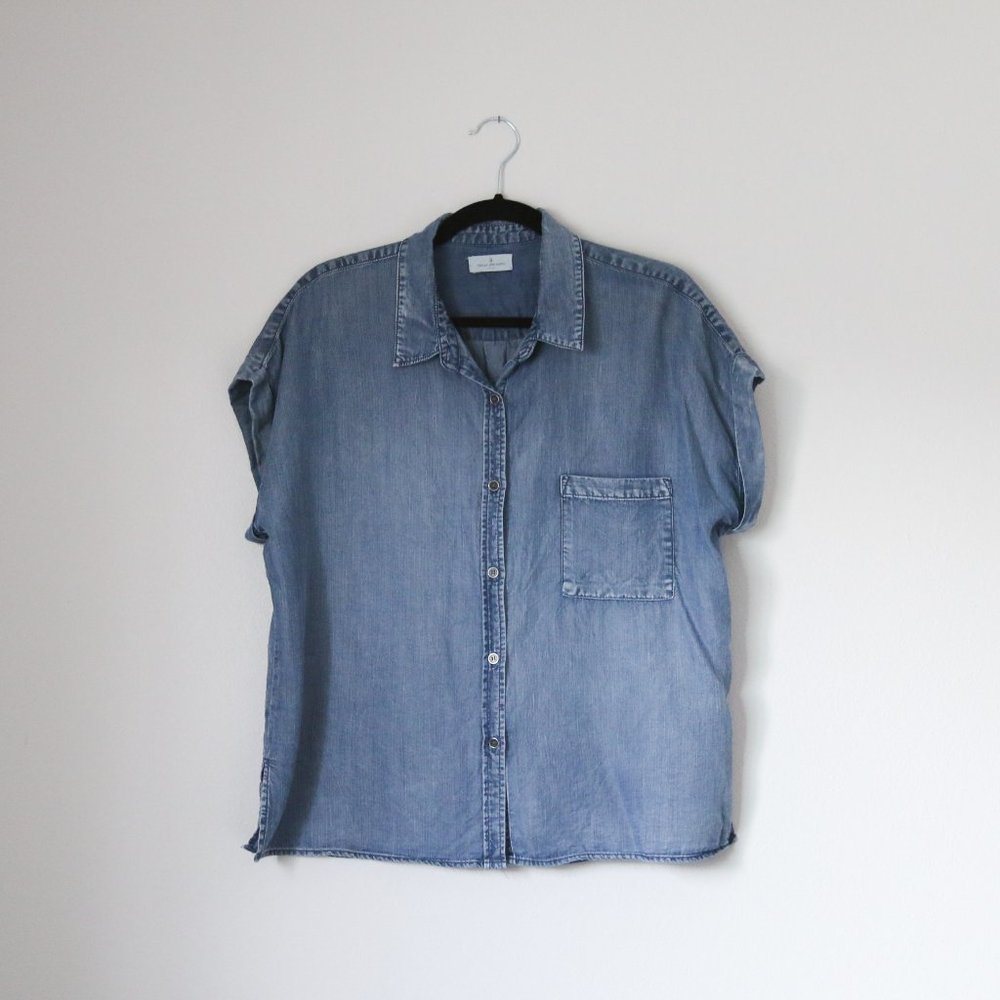Denim Top | Francesca's | Thread and Supply